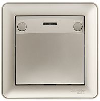 W59 Карточный ВЫКЛЮЧАТЕЛЬ, без задержки отключения, 16А, в сборе, ШАМПАНЬ | код VS616-051-48 | Systeme Electric