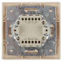 Выключатель Intro Plano 1-106-02 тройной, 10А-250В, IP20, СУ, слоновая кость | код Б0053789 | ЭРА