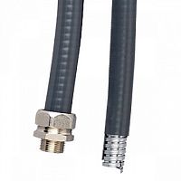 Металлорукав DN 20мм в гладкой EVA изоляции и оплетке из нержавейщей стали, Dвн 20,5мм² Dнар 27,0, IP66,... | код. 607ETX022 | DKC