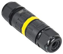 Коннектор кабельный герметичный WTP-102 3 PIN IP68 | код UWC10-I-024-3-68 | IEK