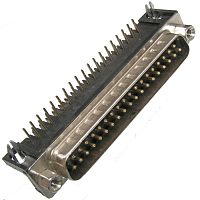 Разъём D-SUB RUICHI DRB-37MA, 37 контактов | код 54973 | Ruichi