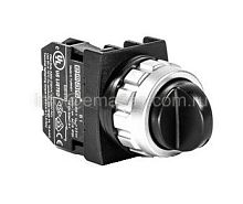 Переключатель 2-0-1 без фиксации (1НО)серии H, установочный 30 мм. | код H100S32 | EMAS