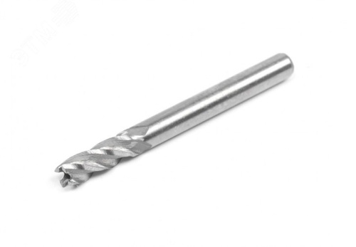 Фреза концевая 5.0 мм, z=4, цилиндрический хвостовик, марка стали - Р6М5 | код 351906 | Hortz Фреза концевая 5.0 мм, z=4, цилиндрический хвостовик, марка стали - Р6М5 | код 351906 | Hortz