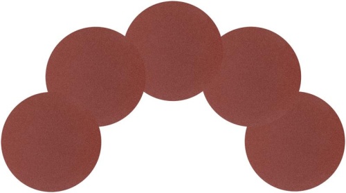 Круги шлифовальные сплошные (липучка), алюминий-оксидные, 150 мм, 5 шт Р 100 | код 39805 | FIT фото 5