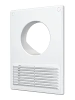 Решетка вентиляционная пластиковая разъемная 185х254 фланец D125/60х120 | код 1825РУ12,5Ф | ERA