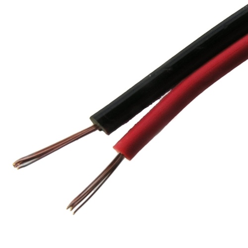 Акустический кабель RUICHI, 2x0.16 мм, CU+CCA, красно-чёрный | код 79464 | Ruichi