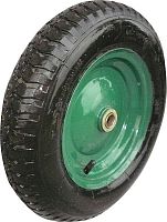 Колесо запасное 400х90х230мм для тачки 77552 (4.80дюйм/4.00дюйм-8дюйм) (посадка ширина 80мм диаметр 16мм ) FIT 77562д