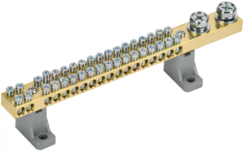 Шина N ноль на двух угл. изол. 200А ШНИ-10х18-36-L2-С IEK | код YNN30-36-C2-K03 | IEK Шина N ноль на двух угл. изол. 200А ШНИ-10х18-36-L2-С IEK | код YNN30-36-C2-K03 | IEK