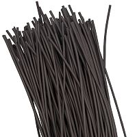 Термоусаживаемая трубка ТУТ нг 1.5/0.75 черная в отрезках по 1м EKF PROxima | код tut-1.5-b-1m | EKF