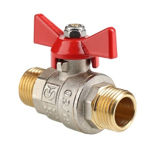 Кран шар. BASE, рукоятка бабочка 1/2" нар.-нар. | код. VT.219.N.04 | VALTEC Кран шар. BASE, рукоятка бабочка 1/2" нар.-нар. | код. VT.219.N.04 | VALTEC