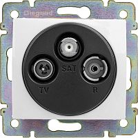 VALENA Розетка TV-FM-SAT проходная 1 4дБ в рамку белый | код 774437 | Legrand