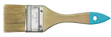 Кисть флейцевая, натур. cветлая щетина, деревянная ручка 1'' (25 мм) | код 00703М | FIT