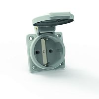 Розетка встраиваемая Schuko 16A, 3p, 250V, IP54,QC Bals серая | код 71100 | Bals