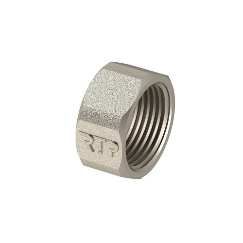 Заглушка латунь внутр. резьба 1 1/2дюйм еврослот никель | код 41107 | RTP Заглушка латунь внутр. резьба 1 1/2дюйм еврослот никель | код 41107 | RTP