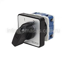 Переключатель полюсов реверс. двухфазный (1-2) 10А | код PSA010KD233S | EMAS