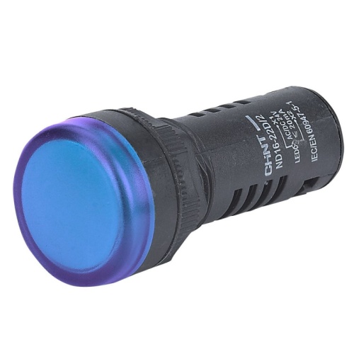 Индикатор ND16-22D/2C синий, встр. резистор, IP65 АС/DC400В (R) | код 828040 | CHINT