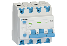 Автоматический выключатель дифф.тока D06 4р B50 30 мА электрон. тип АС ELVERT | код D0643BAC-50 | ELVERT