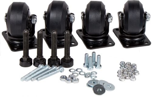 Комплект усиленных роликов и ножек для шкафов LANMASTER DCS | код LAN-DC-CB-R+F-SET | LANMASTER Комплект усиленных роликов и ножек для шкафов LANMASTER DCS | код LAN-DC-CB-R+F-SET | LANMASTER