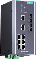 Коммутатор PT-510-SS-SC-HV IEC 61850-3 managed DIN-Rail switch, 8 x 10/100BaseT(X), 2 x 100BaseFX SM, SC connectors, 1 power supply | код 00-06074506 | MOXA