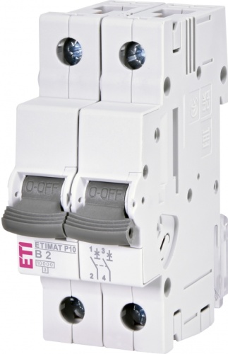 Авт. выключатель ETIMAT P10 2p B2 | код 1901204 | ETI