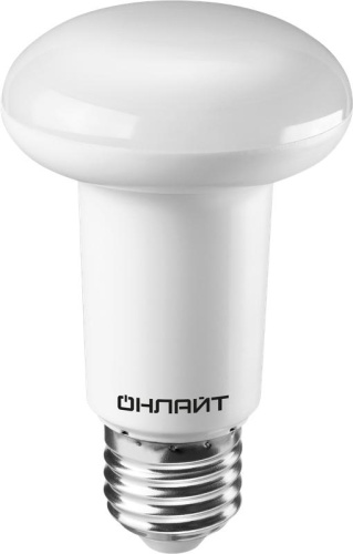 Лампа светодиодная 61 143 OLL-R63-8-230-6.5K-E27 8Вт | Код. 61143 | ОНЛАЙТ