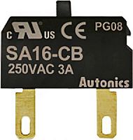 Блок контактов SA16-CB, 1NC (нормально замкнутый) 3A 250V AC только для аварийных выключателей серии S16ER | код A8026-A5550009778 | РЕЛЕ И АВТОМАТИКА
