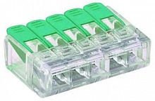 BK 4-5 Монтажная клемма с рычагами на 5 проводника 0,2 - 4,0 мм2. | код PL8844 | ONKA