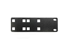 Hyperline PMV1-RAL9005 Кронштейн для крепления 19 дюймового и вертикального оборудования сбоку стоек (2 шт. в комплекте) | код 451303 | Hyperline