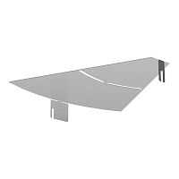 Крышка угла горизонтального изменяемого 0-45 градусов Стандарт INOX (AISI 304) 400 Промрукав | код PR16.3610 | ПРОМРУКАВ