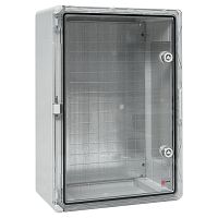 Щит пластиковый с монтажной платой прозр, дверь 500х350х190 мм IP65 PROxima | код PBT65MP005 | EKF