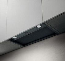 Вытяжка встраиваемая Elica Boxin LX/BL MAT/A/60 черный управление: поворотные переключатели (1 мотор) | код 1621795 | ELICA