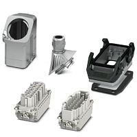 Комплект вставных соединителей HC-EVO-B16PT-BWD-HH-M25ELC-AL | код 1411489 | PHOENIX CONTACT