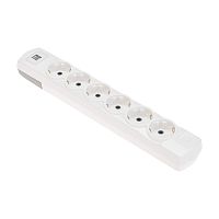 Колодка PREMIUM 6 гнезд, с/з, 2 USB, белый REXANT | код 13-4407 | REXANT