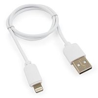 Кабель USB Гарнизон GCC-USB2-AP2-0.5M-W AM/Lightning, для iPhone5/6/7/8/X, IPod, IPad, 0.5м, белый, пакет | код GCC-USB2-AP2-0.5M-W | Гарнизон