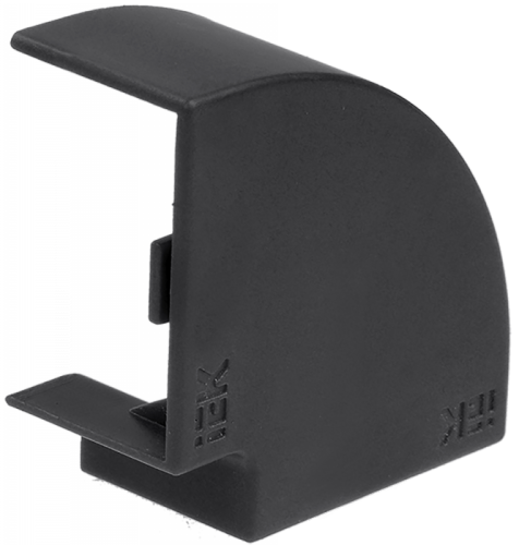ELECOR Поворот 90град КМП 100х60 черный IEK | код EL-KK10D-P-100-060-K02 | IEK