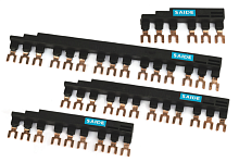 Шинка соединительная SDM7-A4A, 3P+дк(54mm), 63A, 690VAC, для 4x SDM7-32 | код SDM7-A4A | SAIDE