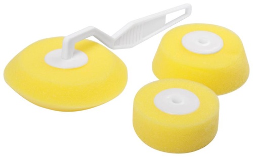 Валик поролоновый желтый угловой, набор 3 шт | код 2840 | FIT фото 2
