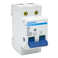 выключатель нагрузки AHL30-125 1P 80 A(ANDELI) | код ADL04-022 | ANDELI