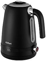 Чайник электрический Kitfort КТ-6121-1 1.7л. 2200Вт черный корпус: металл/пластик | код 1548895 | KITFORT