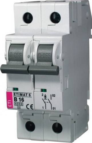 Автоматический выключатель ETIMAT 6 1p+N C 13А (6 kA) | код 002142515 | ETI Автоматический выключатель ETIMAT 6 1p+N C 13А (6 kA) | код 002142515 | ETI