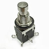 Кнопочный переключатель RUICHI PBS-24-202, ON-ON, металлический | код 57014 | Ruichi