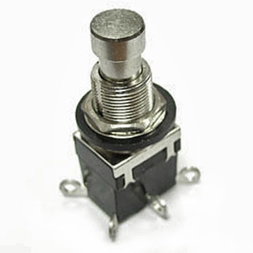 Кнопочный переключатель RUICHI PBS-24-202, ON-ON, металлический | код 57014 | Ruichi