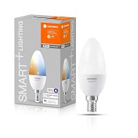 Лампа светодиодная SMART+ WiFi Candle Tunable White 40 5Вт/2700-6500К E14 | код 4058075485556 | LEDVANCE