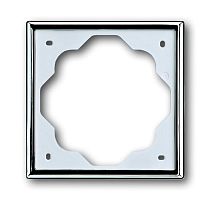 Рамка 1-постовая, серия impuls, цвет хром 1721-726-500 | код 2CKA001754A4514 | ABB