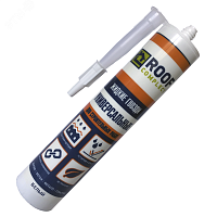 Жидкие гвозди Roof Complect белые (300мл/12шт) | код 398641 | Руфкомплект