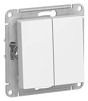 Выключатель 2-кл. AtlasDesign (сх. 5) 10AX механизм лотос | код ATN001351 | Systeme Electric