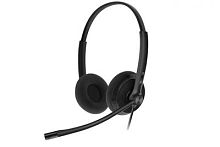 Гарнитура проводная Yealink YHS34 Dual черный | код 1598102 | YEALINK