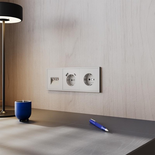 Розетка 1-м СП S70 16А с заземл. механизм кашемир Voltum VLS040103 фото 4