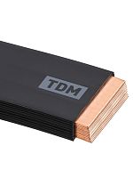 Шина медная гибкая изолированная ШМГ 12х(120х1), 2м, TDM | код SQ0841-0022 | TDM