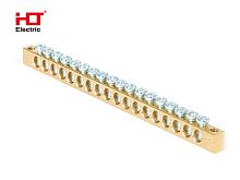 Шина PEN земля-ноль8x12мм 18/2 (18 групп/крепеж по краям) HLT | код 081-09-41 | HLT